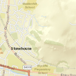 16 Burdett Road, Stonehouse, Gloucestershire Street Map