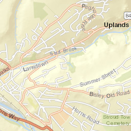 15 Slad Road, Stroud, Gloucestershire GL5 Street Map