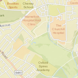 Warneford Lane, Headington, Oxford OX3, UK Street Map