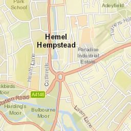 Waterhouse Street, Hemel Hempstead Street Map
