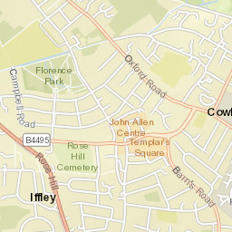 151 Oxford Rd, Cowley, Oxford OX4, UK Street Map