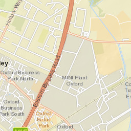 Eastern By-Pass Rd, Oxford OX4, UK Street Map