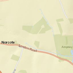 London Road, Cirencester, Gloucestershire Street Map