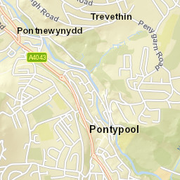 19 Hanbury Grove, Pontypool, Torfaen NP4 Street Map
