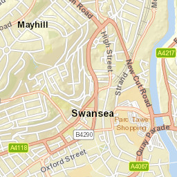 160 St Helen's Rd, Swansea SA1, UK Street Map