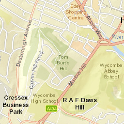 116A Desborough Road, High Wycombe Street Map