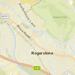 A467, Rogerstone, Newport NP10, UK Street Map