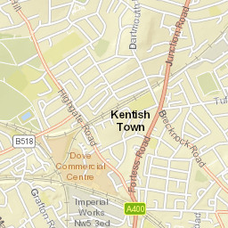 Dartmouth Park Hill, London Street Map