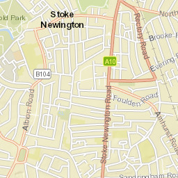 50 Newington Green, Islington, London Street Map