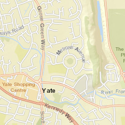 67-98 Bennett's Court, Yate, South Gloucestershire Street Map