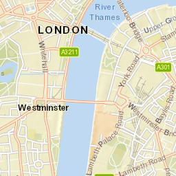 Big Ben, London, United Kingdom Street Map