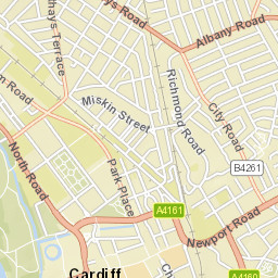 Boulevard De Nantes, Cardiff CF10, UK Street Map