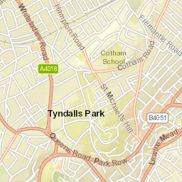 Park Street, Bristol, City of Bristol BS1, UK Street Map