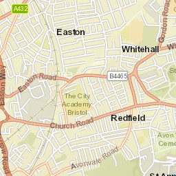 Church Road, Bristol, City of Bristol BS5, UK Street Map