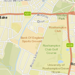 14-16 Roedean Crescent, London Borough of Wandsworth, SW15, U Street Map