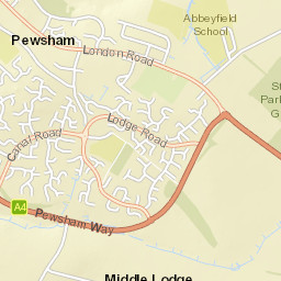Pewsham Way, Chippenham, Wiltshire SN15 Street Map