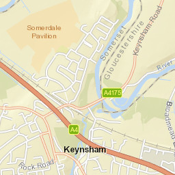 1 Rock Road, Keynsham, Bristol, Bath and North Street Map