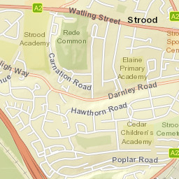 32 Watling Street, Rochester, Medway ME2 Street Map