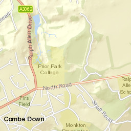 Ralph Allen Drive, Bath, Bath and North East Street Map