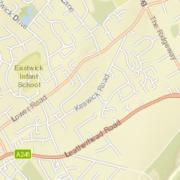 97 Lower Rd, Fetcham, Surrey KT22, UK Street Map