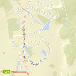 Epsom Rd, East Horsley, Surrey KT24, UK Street Map