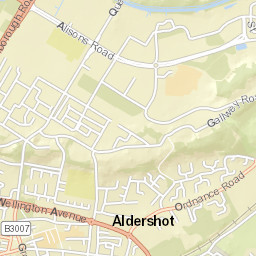 127 B3008, Aldershot, Hampshire GU11, UK Street Map