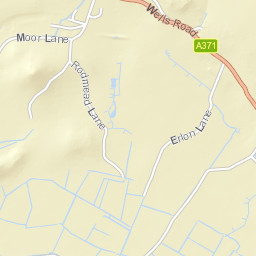 A371, Wells, Somerset BA5, UK Street Map