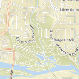 304-324 Silver Crest Drive Northwest, Calgary Street Map