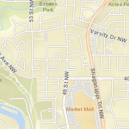 3520-3574 49 Street Northwest, Calgary Street Map