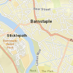 4 Taw Vale, Barnstaple, Devon EX32, UK Street Map