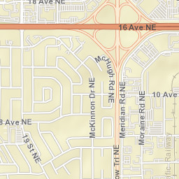 1590 Moraine Road Northeast, Calgary, AB Street Map