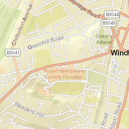 High Street, Winchester, Hampshire SO23 Street Map