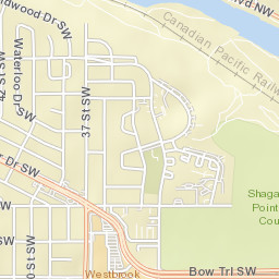 Spruce Drive Southwest, Calgary, AB T3C Street Map