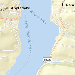 B3233, Bideford, Devon EX39, UK Street Map