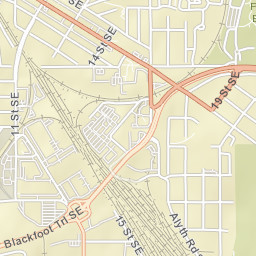 2231-2235 Blackfoot Trail Southeast, Calgary Street Map