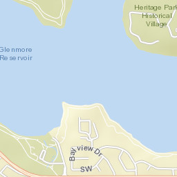 56-108 Bay View Drive Southwest, Calgary Street Map