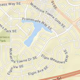 90-166 Promenade Way Southeast, Calgary Street Map