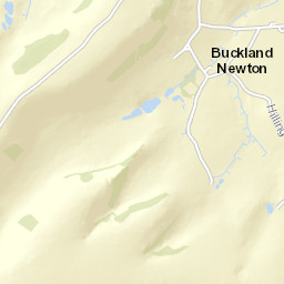 Buckland Newton, opp Church of the Holy Street Map