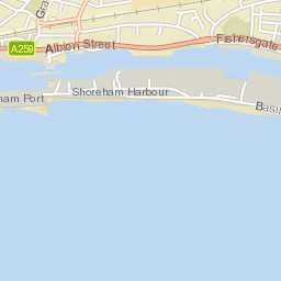 327 Albion Street, Southwick, Brighton Street Map