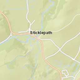 South Zeal, Ford Cross (NW-bound), Dartmoor National Park, Ok Street Map