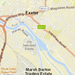 16 College Avenue, Exeter, Devon EX2, UK Street Map