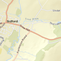 5 Fortescue Road, Lower Griggs, Sidmouth Street Map