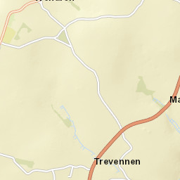 B3297, Helston, Cornwall TR13, UK Street Map