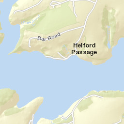 Helford Passage Ferry Landing, Falmouth TR11, UK Street Map