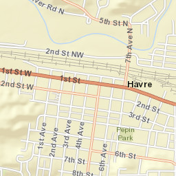 15 3rd Avenue, Havre, MT 59501, USA Street Map