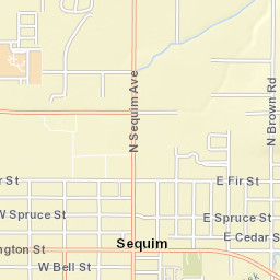 101 West Washington Street, Sequim, WA  Street Map