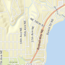 17074-17082 Brookside Blvd NE, Lake Forest Park, WA Street Map