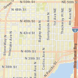 4067-4199 Latona Avenue Northeast, Seattle Street Map