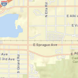 7926 East Broadway Avenue, Spokane Valley Street Map