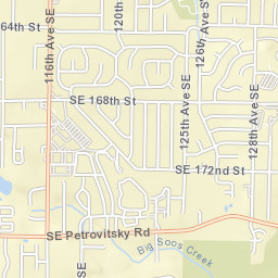 12704 Southeast 168th Street, Renton Street Map